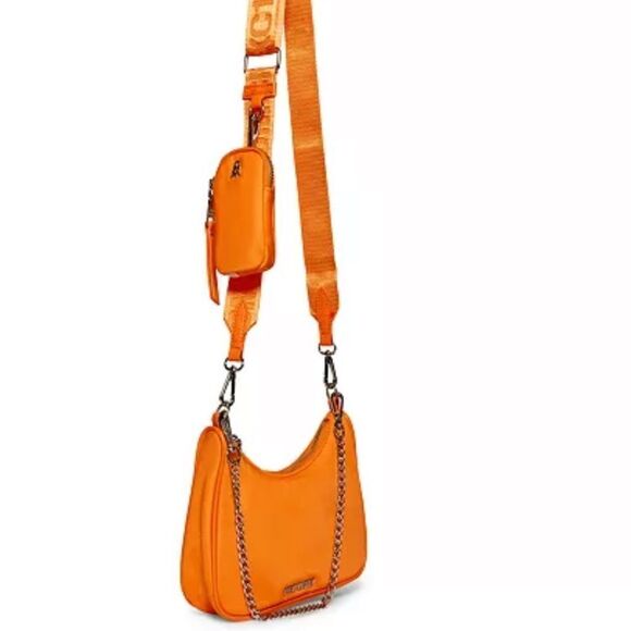 NWT Steve Madden Crossbody Bag w/ Airpod Pouch - Orange - Picture 4 of 17
